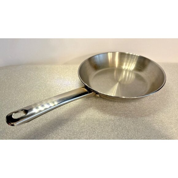 Tools of the Trade Fry Frying Pan Skillet 8” Stainless Steel HF10619 No Lid - Picture 4 of 11